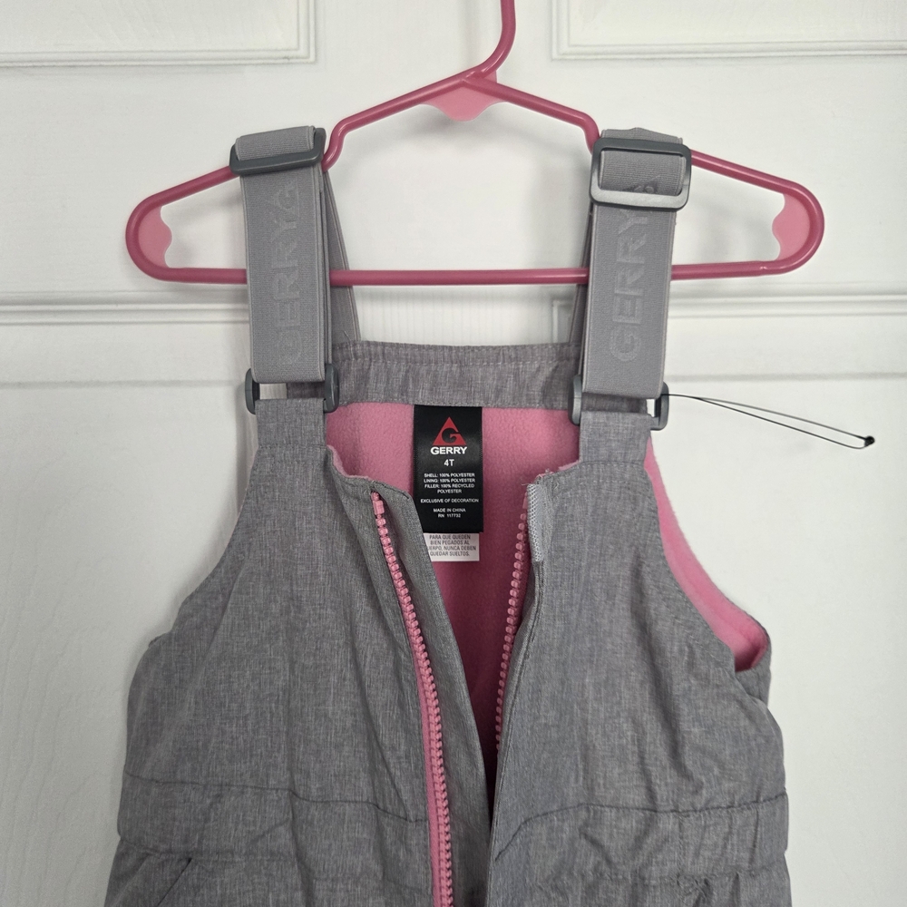 Gerry Weber Gray and Pink Kids Snowsuit 4T